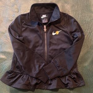Nike Black Jacket with Yellow Accent